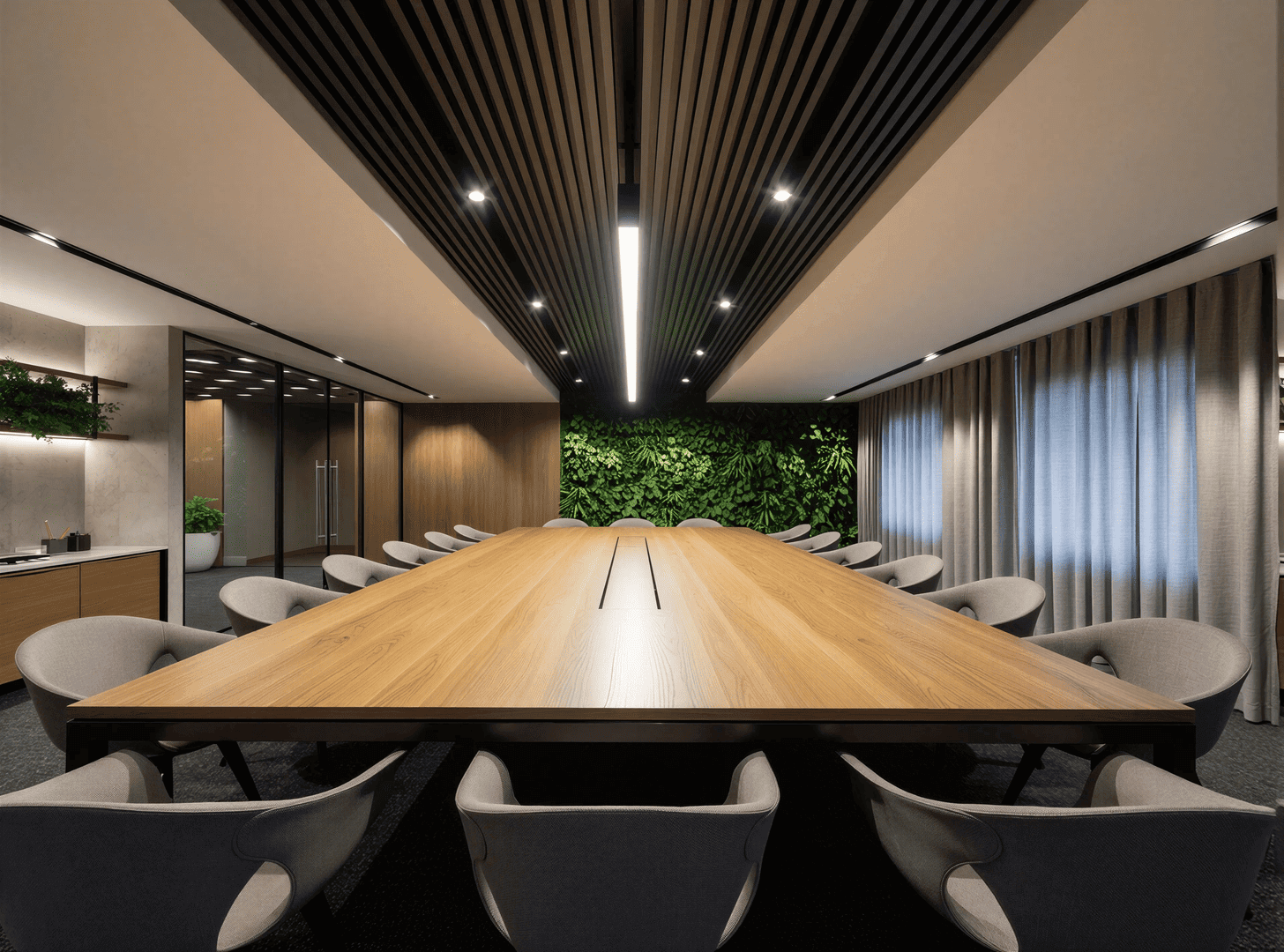 Sala de reunião projetada